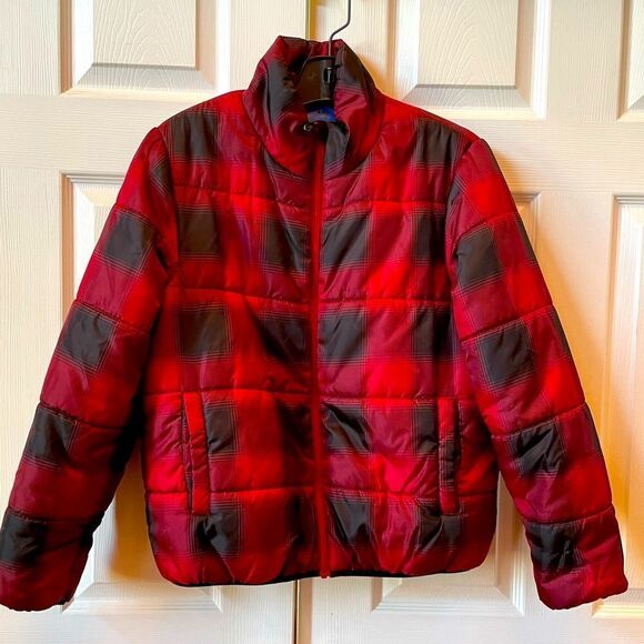 BUFFALO PLAID PUFFER JACKET SIZE MEDIUM BY UNIVERSAL THREAD SIZE MEDIUM EUC - Picture 1 of 6